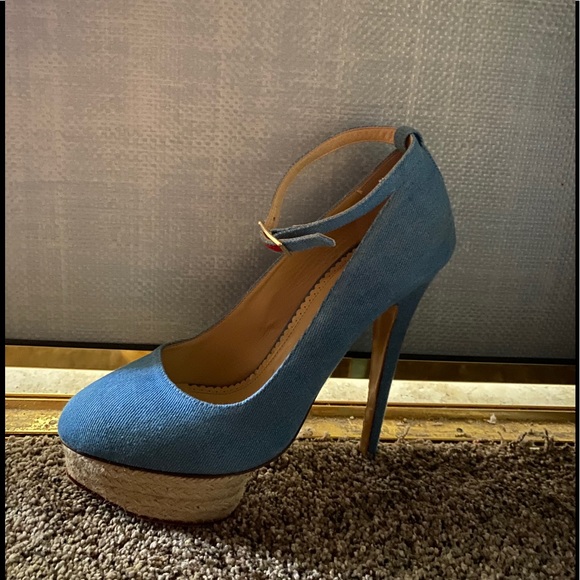 Jazzy blue Jean stiletto... - Picture 2 of 2